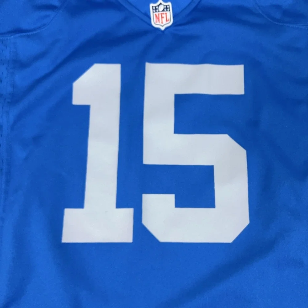 Detroit Lions Jersey‎ Boys Youth Large Blue NFL Football Nike Golden Tate III 15